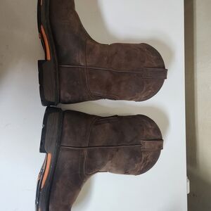 Ariat Men's Dark Brown workhog Western Boots 12d